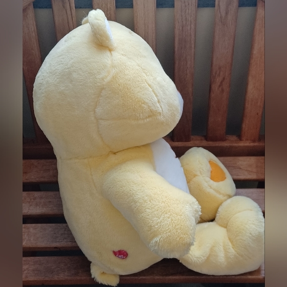 Care Bears Funshine sunshine cheerfull Bear 2002 Play Along 27 Inch Soft Plush - Picture 5 of 13